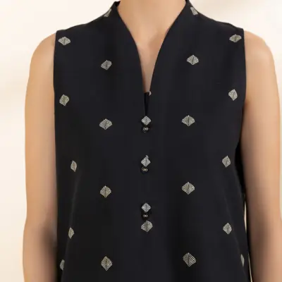 3 Piece - Printed Cambric Suit