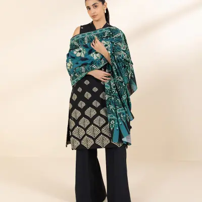 3 Piece - Printed Cambric Suit