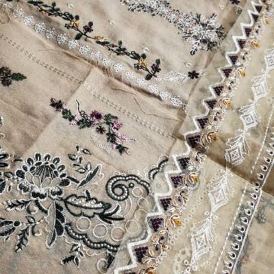 3 Piece Karandi Embroided Suit