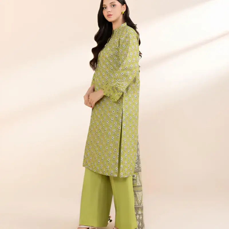3 PIECE EMBROIDERED CAMBRIC SUIT