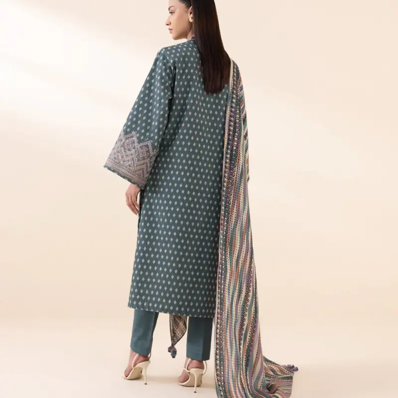 3 Piece - Light Khaddar Suit