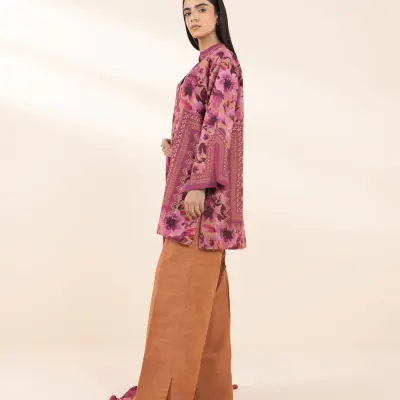 3 Piece - Printed Light Khaddar Suit