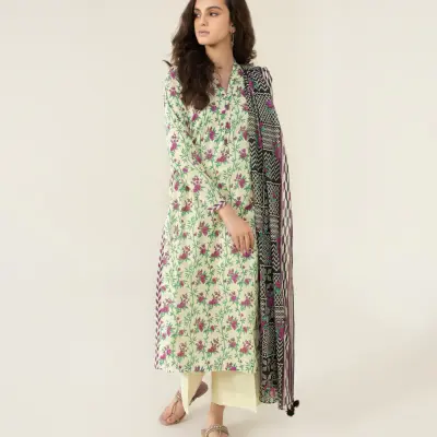 3 Piece – Printed Lawn Suit