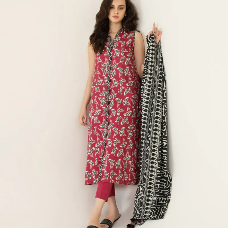 3 Piece - Printed Lawn Suit