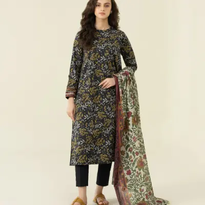 3 Piece - Printed Lawn Suit