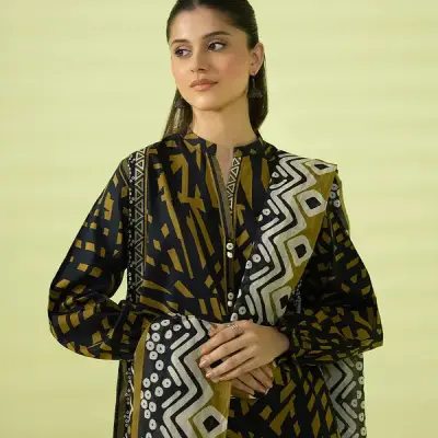 3 Piece - Printed Lawn Suit