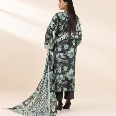 3Pc Embroidered Khaddar Suit