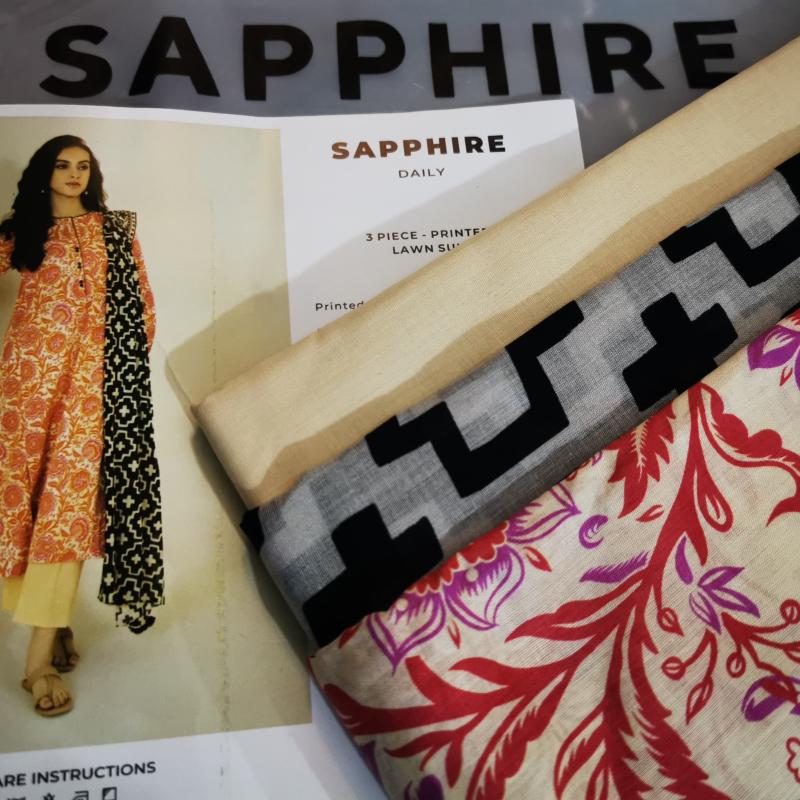 3pc unstitched lawn collection