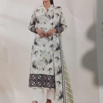 3 Piece - Embroided Khadder Suit